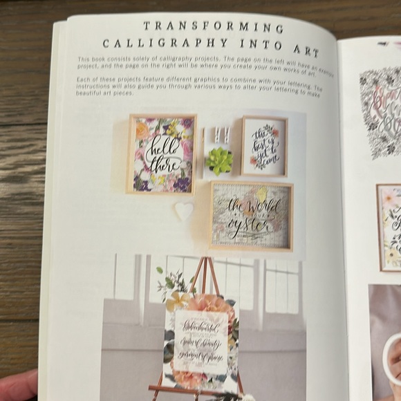 NWOT Calligraphy project book - Picture 3 of 12